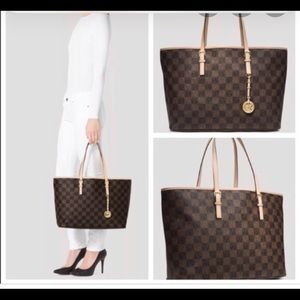 Michael Kors checkered Large tote